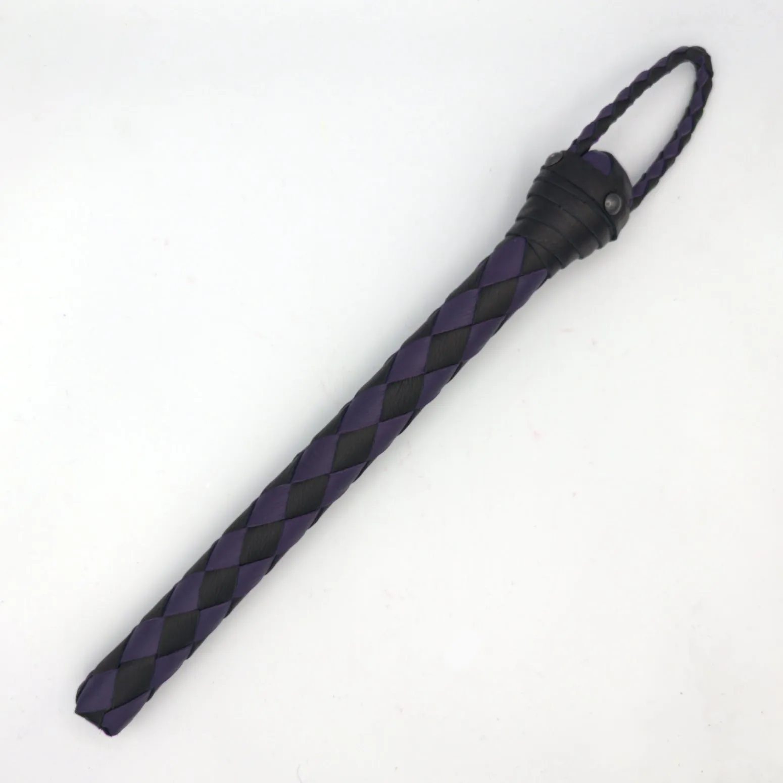 BraidJack! - Braided Leather Thumper - Braided Leather Paddle