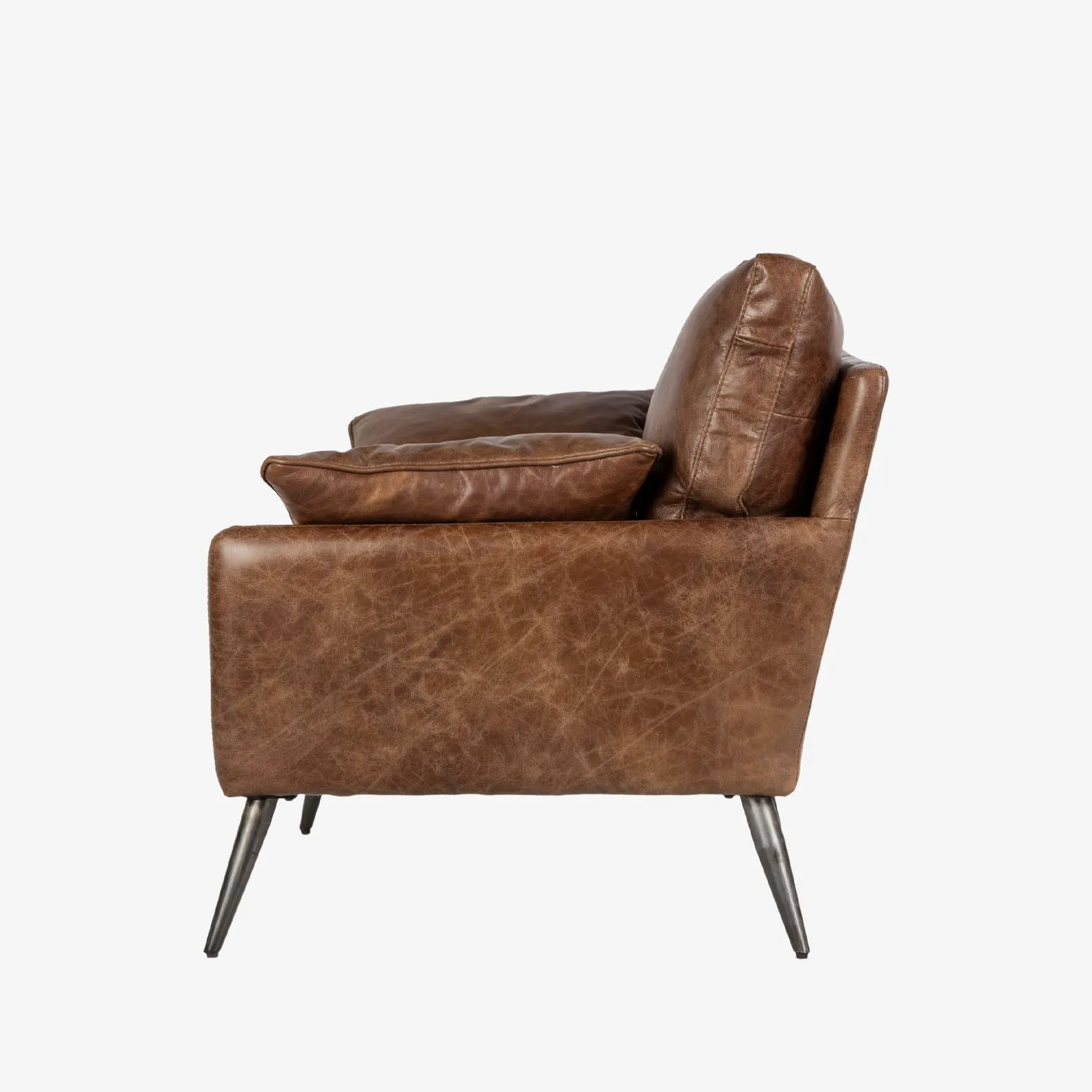 Colter Armchair in Brown Leather