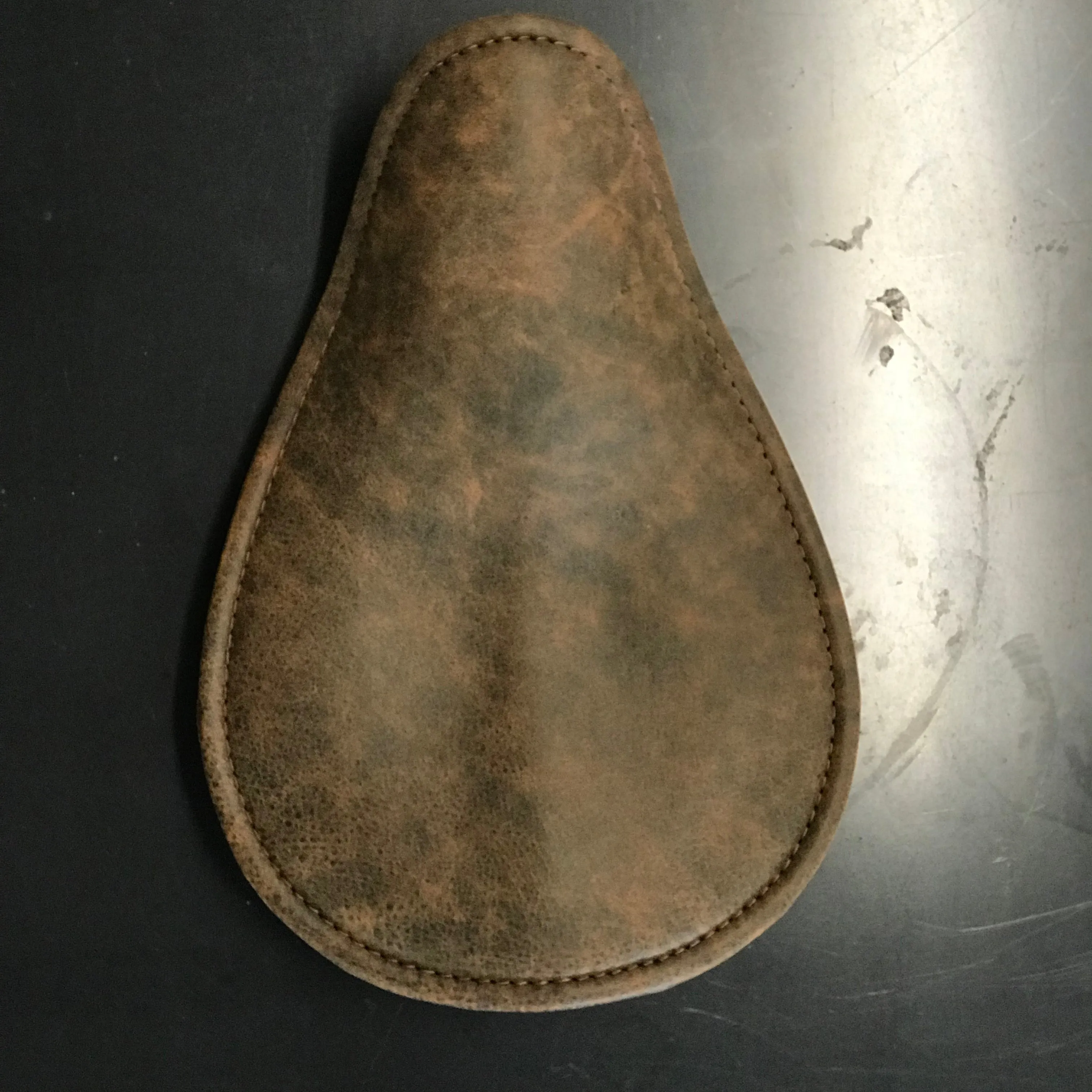 Distressed Brown Solo Seat - Small