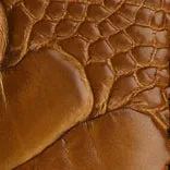 Durbuy Ostrich Leg Handmade Leather Watch Strap - Matt Cognac
