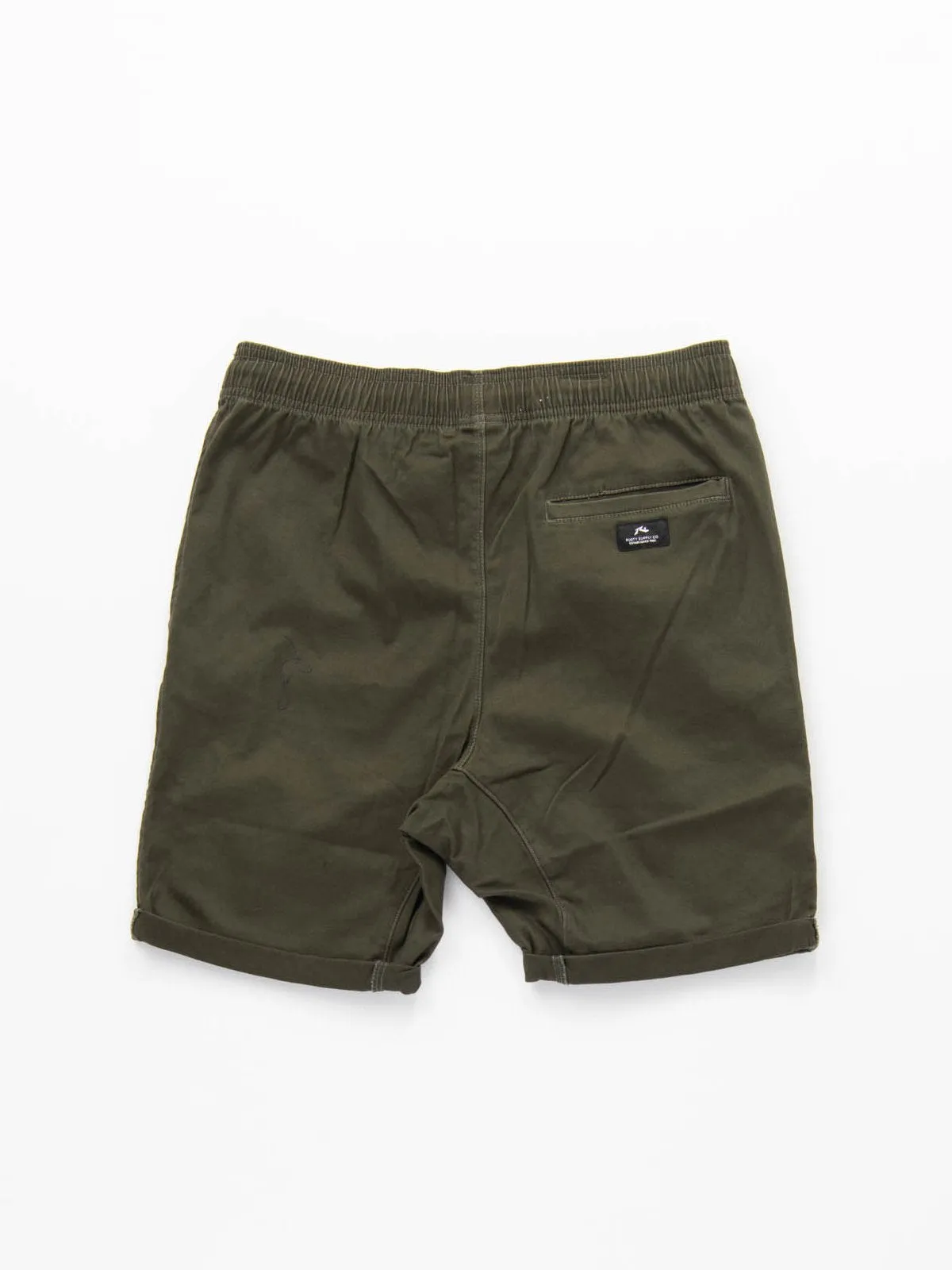 Hooked On Elastic Short - Dark Olive