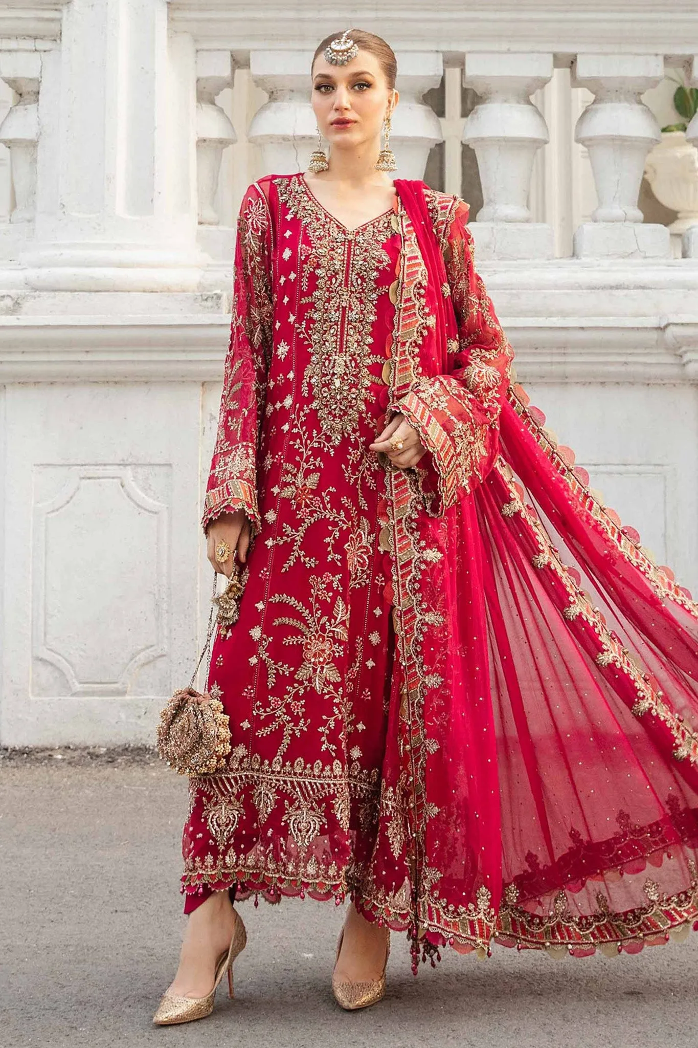 Maria B Unstitched 3 Piece Luxury Chiffon Collection'2024-MPC-07