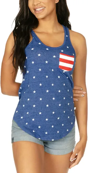 Tipsy Elves Womens 4th of July Tank Tops Cute Patriotic American Flag Shirt Sleeveless July Fourth Outfits