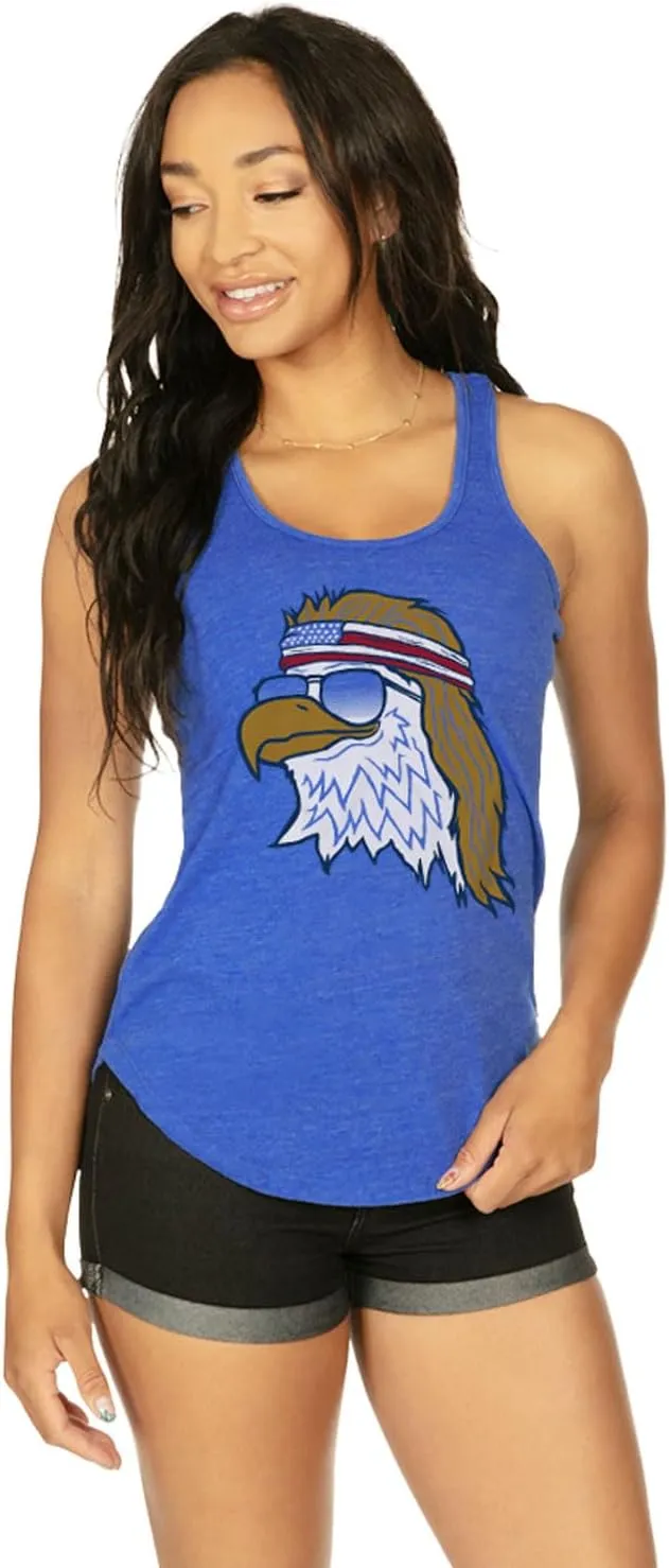 Tipsy Elves Womens 4th of July Tank Tops Cute Patriotic American Flag Shirt Sleeveless July Fourth Outfits