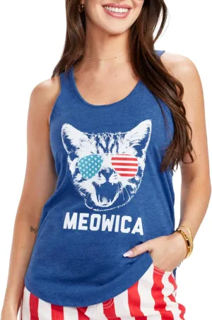 Tipsy Elves Womens 4th of July Tank Tops Cute Patriotic American Flag Shirt Sleeveless July Fourth Outfits